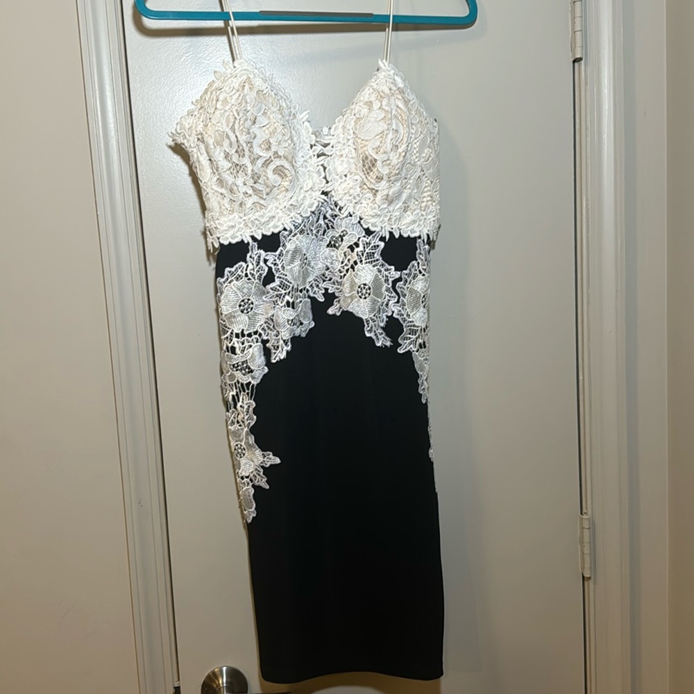 Black and White Dress